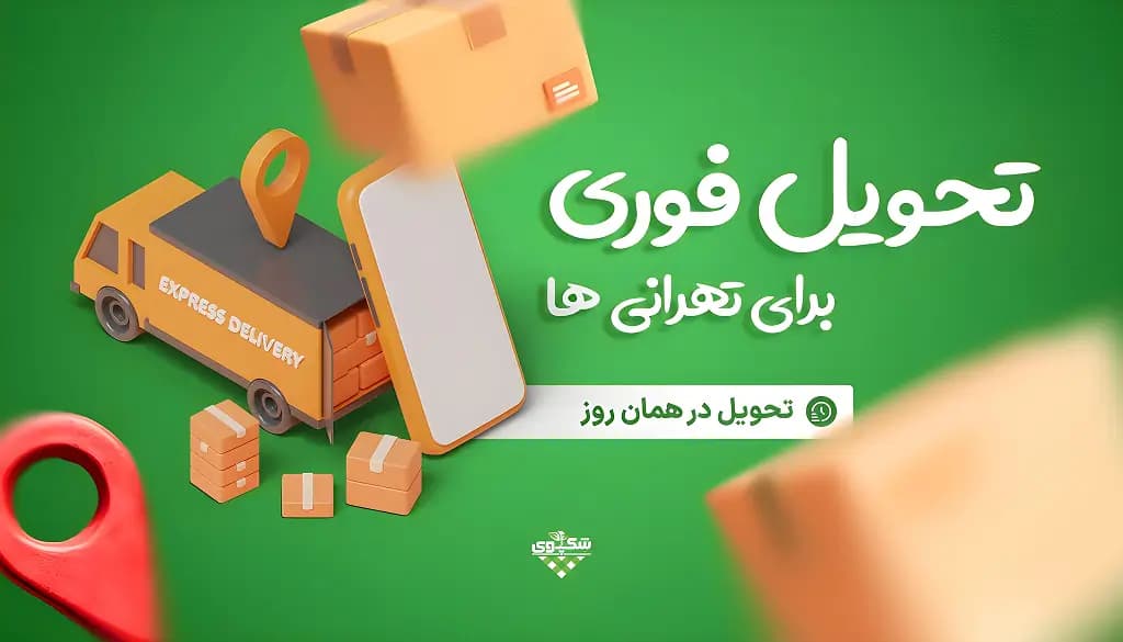 تحویل فوری برای تهرانیها — تحویل در همان روز